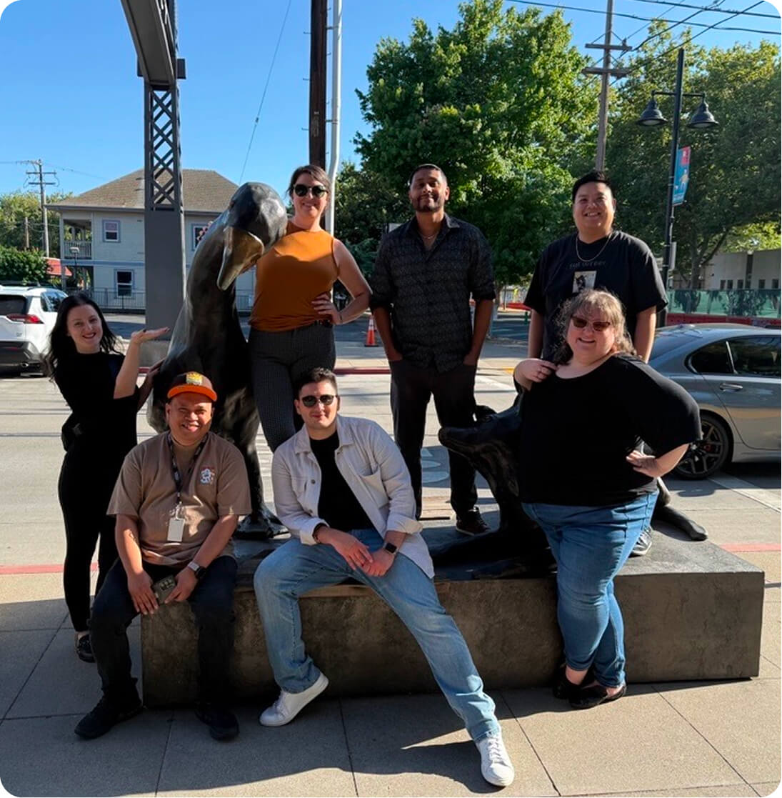 ficoso group photo outside